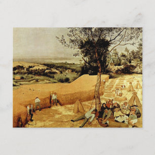 Invitación Las máquinas segadores de Pieter Bruegel (1565)