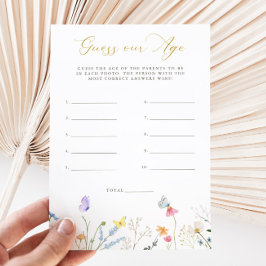 Invitación Las mariposas encantadas adivinan nuestra edad