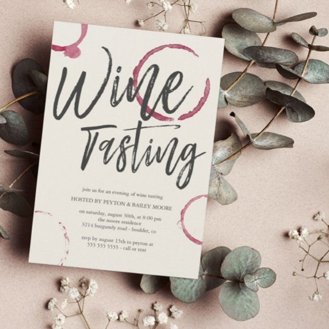 Invitación Las montañas de Borgoña - Fiesta de degustación de (Subido por el creador)