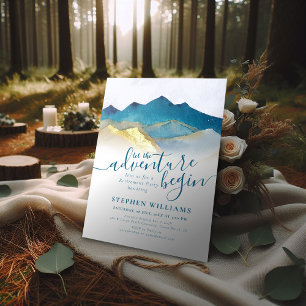 Invitación Las Montañas Del Oro Dejan Que La Aventura Empiece