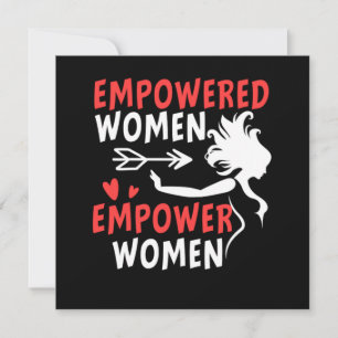 Invitación Las mujeres empoderadas empoderan a las mujeres fe