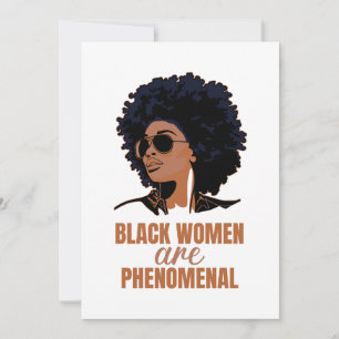 Invitación Las mujeres negras son fenomenales