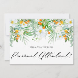Invitación Las orquídeas y los Kumquats son mi asistente pers