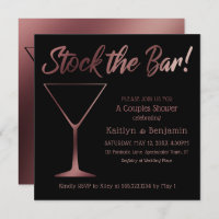 Las parejas de oro Rosa almacenan la ducha del bar