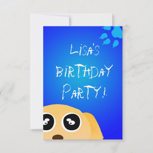 Invitación Las patas invitan (Anverso)