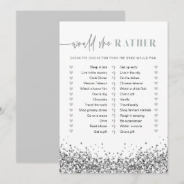 Invitación Las Secciones De Plata REGINA Prefieren Un Juego D