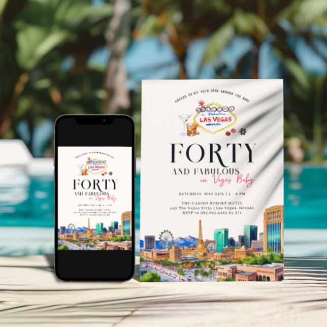 Invitación Las Vegas elegantes | 40.ª foto de cumpleaños (Subido por el creador)