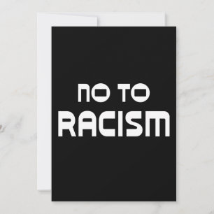 Invitación Las vidas negras importan no al racismo