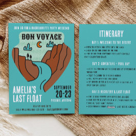 Invitación Last Float Bachelorette Party Weekend Invitation