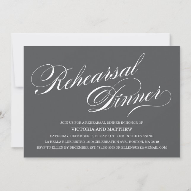 INVITACIÓN LATERAL DE LA CENA DEL ENSAYO DE LA (Anverso)