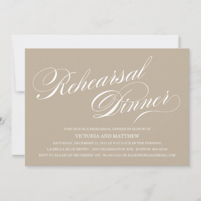 INVITACIÓN LATERAL DE LA CENA DEL ENSAYO DE LA (Anverso)