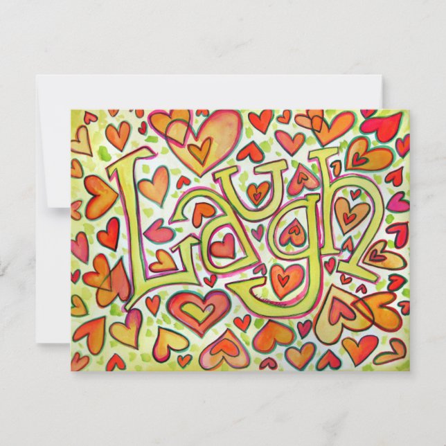 Invitación Laugh Invite (Anverso)