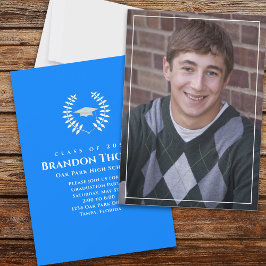 Invitación Laurel Blue, ganador de la categoría Classic Photo