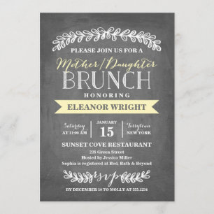Invitación Laurel Mother Daughter Brunch