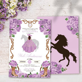 Invitación Lavanda ligera Charra Vestidos Occidental Quincean