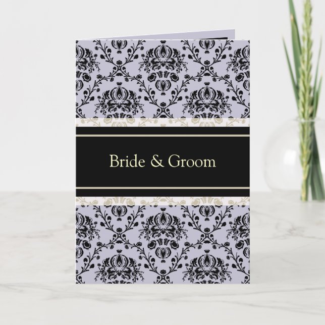 Invitación Lavanda lujosa (Anverso)