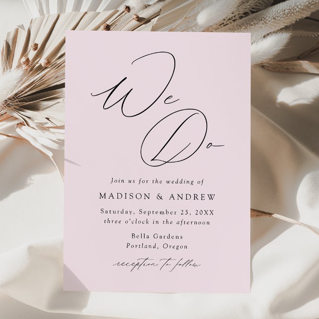 Invitación Lavanda moderna y elegante que hacemos Boda (Subido por el creador)