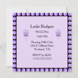 Invitación Lavender Bachelorette