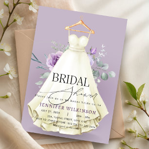 Invitación Lavender Boda vestido vestido vestido vestido vest