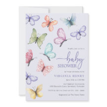 Lavender Butterfly Baby Shower