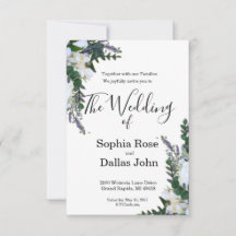 Lavender Eucalyptus Boda de la vegetación de rosas