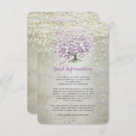 Invitación Lavender Fairytale Lights and Stars Boda