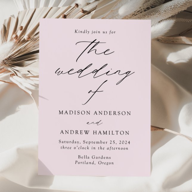 Invitación Lavender Purple Modern Elegance Boda (Subido por el creador)