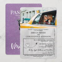 Lavender Purple New York City Passport Boda