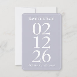 Invitación Lavender Purple Whimsical Wedding Save the Date
