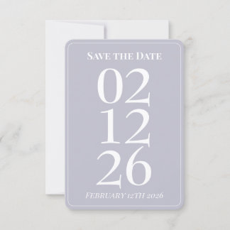 Invitación Lavender Purple Whimsical Wedding Save the Date