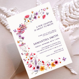 Invitación Lavender Wildflower New Chapter Bridal Shower