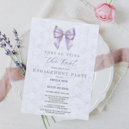 Invitación Lavender Wisteria Ribbon – Japanese-Inspired