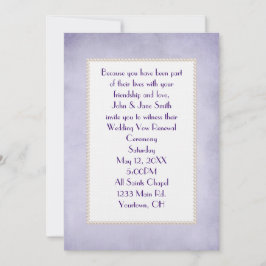 Invitación Lavender y Pearls Boda
