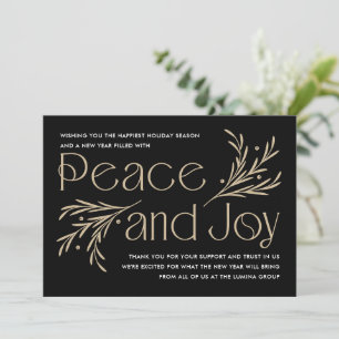 Invitación Lavish Soirée Editable Color Holiday Card