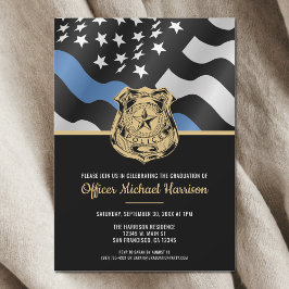 Invitación Law Enforcement Officer Police Academy Graduation