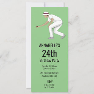 Invitación Lawn Bowls