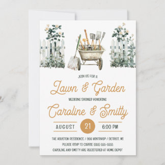 Invitación Lawn & Garden Wedding Shower, Bridal Shower
