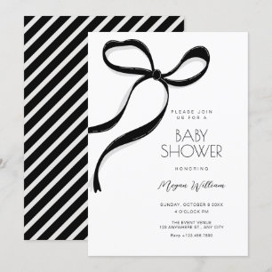Invitación Lazo negro
