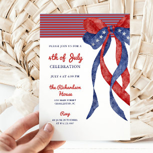 Invitación Lazo Patriótico Fiesta del 4 de Julio