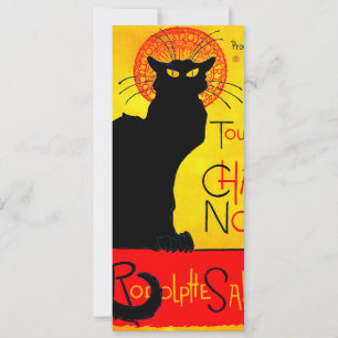 Invitación Le Chat Noir Vintage