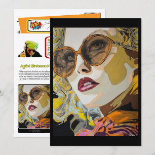 Invitación Le gustan las piñas coladas Pintura en impresión a