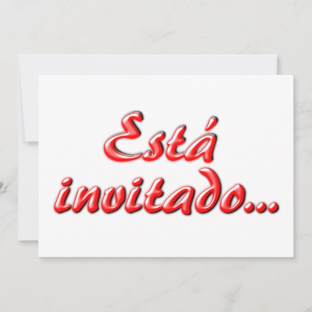 Invitación Le invitan (Anverso)