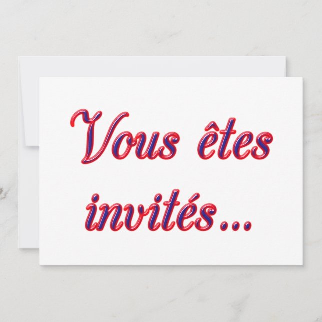 Invitación Le invitan (Anverso)