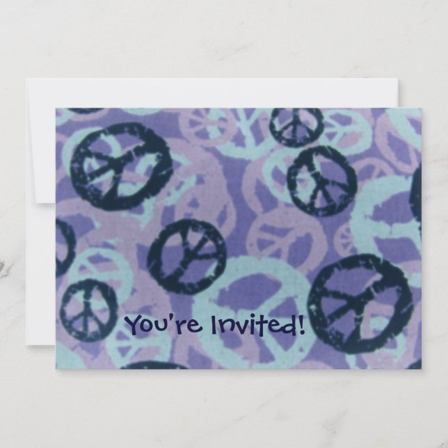 Invitación ¡Le invitan! - Los signos de la paz invitan (Anverso)