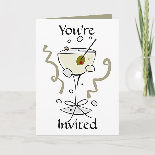 Invitación - le invitan que ofrece el cóctel (Anverso)