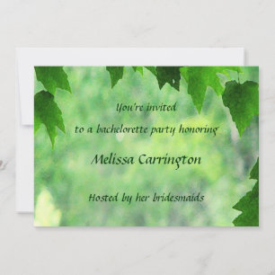 Invitación Leafy Boda Bachelorette Party