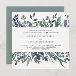 Invitación Leafy Watercolor | BODA