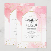 LeahG PINK GOLD INK Resumen de boda