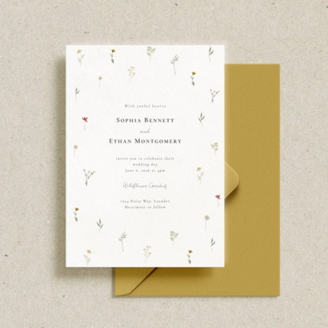 Invitación Leander Wildflower Boda (Subido por el creador)