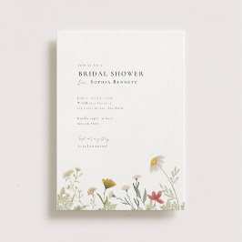 Invitación Leander Wildflower Bridal Shower